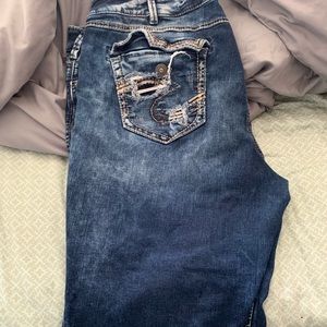 Plus size 20 silvers like new worn maybe 3-4 times